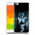 Дизайнерский пластиковый чехол для Xiaomi Mi Note Лесной волк