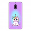 Дизайнерский пластиковый чехол для Nokia 6 Единорог