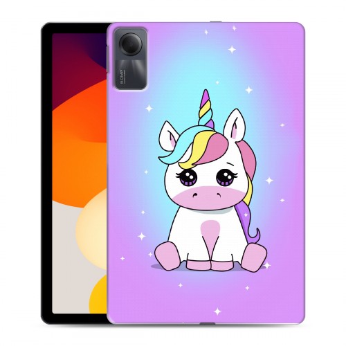 Дизайнерский силиконовый чехол для Xiaomi RedMi Pad SE Единорог