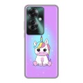 Дизайнерский силиконовый чехол для Oppo Reno 11F Единорог