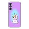 Дизайнерский силиконовый чехол для Samsung Galaxy M35 Единорог