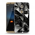 Дизайнерский пластиковый чехол для ZTE Axon 7 Черные кристаллы