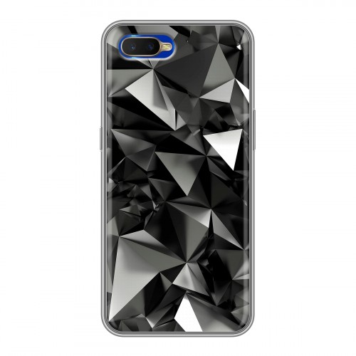 Дизайнерский силиконовый чехол для OPPO RX17 Neo Черные кристаллы
