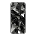 Дизайнерский силиконовый чехол для Huawei Honor 8s Черные кристаллы