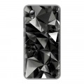 Дизайнерский силиконовый чехол для ZTE Blade A3 (2019) Черные кристаллы