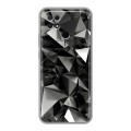 Дизайнерский силиконовый чехол для Xiaomi Poco C40 Черные кристаллы