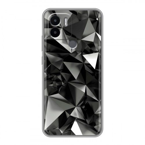 Дизайнерский силиконовый чехол для Xiaomi Redmi A1 Plus Черные кристаллы