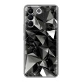 Дизайнерский силиконовый чехол для Vivo V27e Черные кристаллы