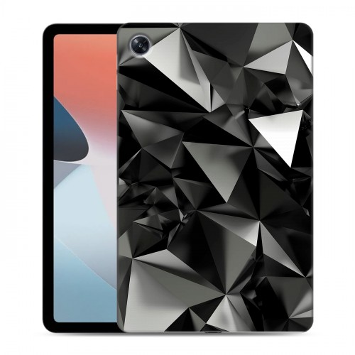 Дизайнерский силиконовый чехол для OPPO Pad Air Черные кристаллы