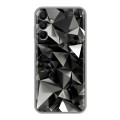 Дизайнерский силиконовый чехол для Samsung Galaxy A15 Черные кристаллы