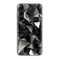 Дизайнерский силиконовый чехол для Samsung Galaxy A35 Черные кристаллы