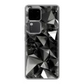 Дизайнерский силиконовый чехол для Vivo V30 5G Черные кристаллы