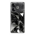 Дизайнерский силиконовый чехол для Tecno Pova 6 Черные кристаллы