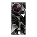 Дизайнерский силиконовый чехол для Vivo V30e Черные кристаллы