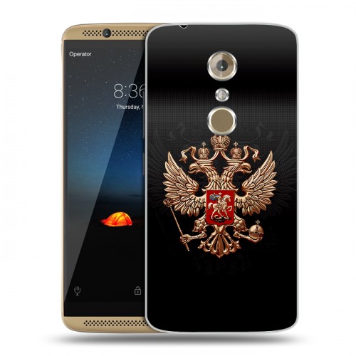 Дизайнерский пластиковый чехол для ZTE Axon 7 Герб России