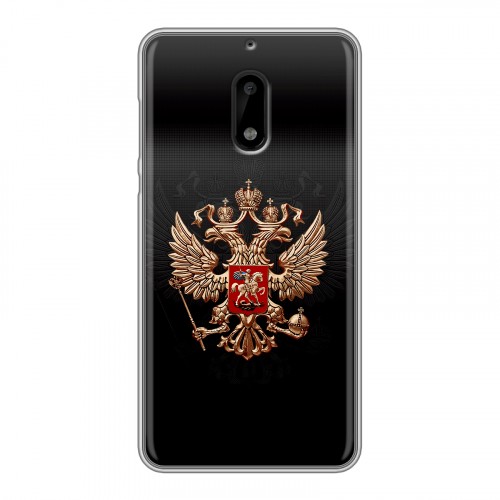 Дизайнерский пластиковый чехол для Nokia 6 Герб России