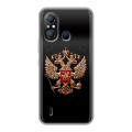 Дизайнерский пластиковый чехол для Itel A49 Герб России