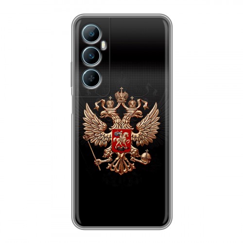 Дизайнерский силиконовый чехол для Realme C65 Герб России