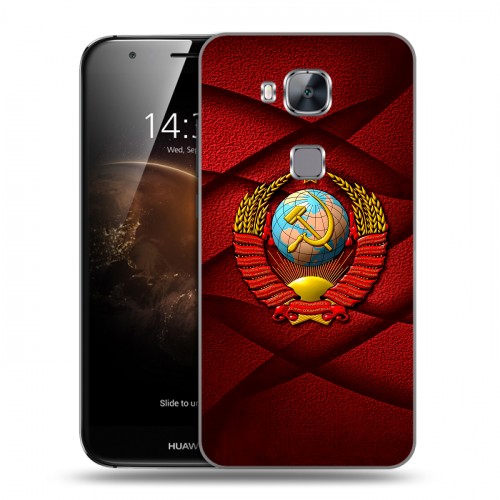 Дизайнерский пластиковый чехол для Huawei G8 Герб СССР