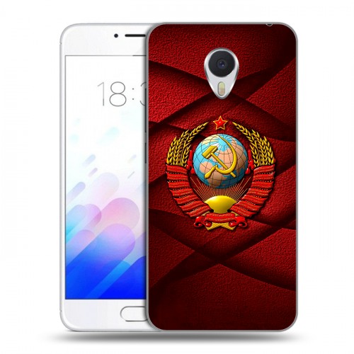 Дизайнерский пластиковый чехол для Meizu M3E Герб СССР
