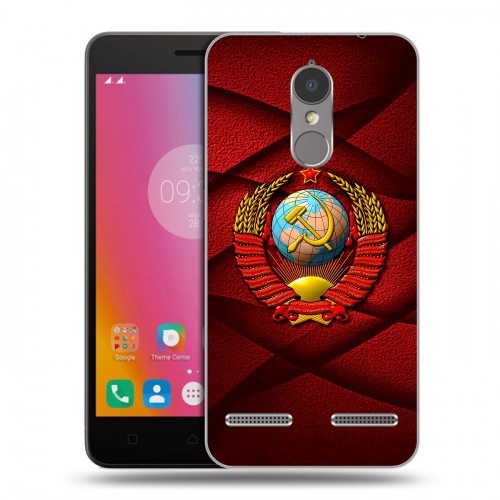 Дизайнерский пластиковый чехол для Lenovo K6 Герб СССР