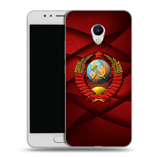 Дизайнерский пластиковый чехол для Meizu M5s Герб СССР
