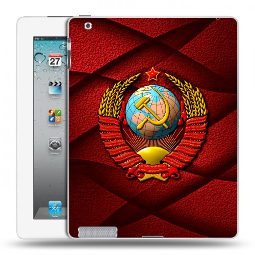 Дизайнерский пластиковый чехол для Ipad 2/3/4 Герб СССР