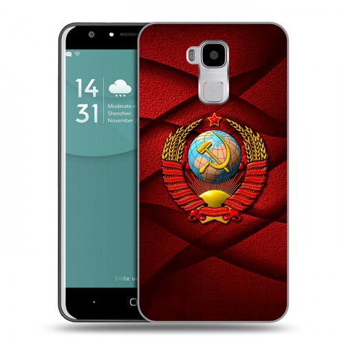 Дизайнерский пластиковый чехол для Doogee Y6 Герб СССР