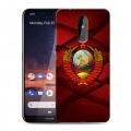 Дизайнерский силиконовый чехол для Nokia 3.2 Герб СССР