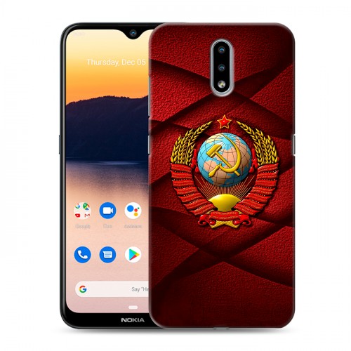 Дизайнерский силиконовый чехол для Nokia 2.3 Герб СССР