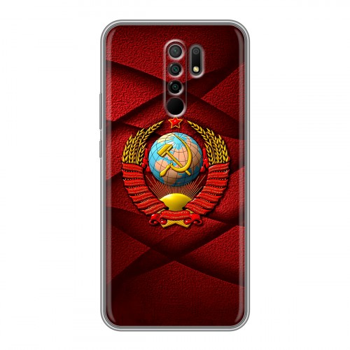 Дизайнерский силиконовый чехол для Xiaomi RedMi 9 Герб СССР