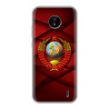 Дизайнерский силиконовый чехол для Nokia C20 Герб СССР