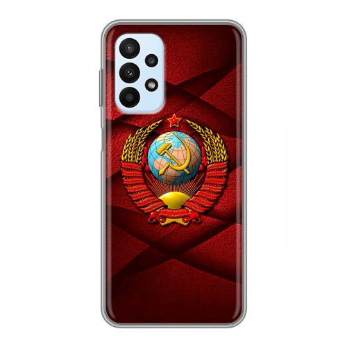 Дизайнерский силиконовый чехол для Samsung Galaxy A23 Герб СССР