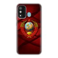 Дизайнерский силиконовый чехол для Itel A27 Герб СССР