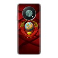 Дизайнерский силиконовый чехол для Huawei Nova Y90 Герб СССР
