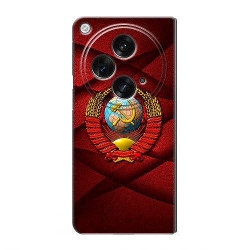 Дизайнерский пластиковый чехол для OPPO Find N3 Герб СССР