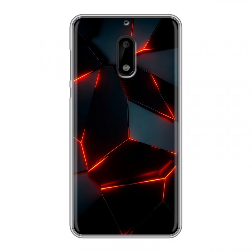 Дизайнерский пластиковый чехол для Nokia 6 Яркие абстракции