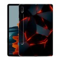 Дизайнерский силиконовый чехол для Samsung Galaxy Tab S7 Яркие абстракции