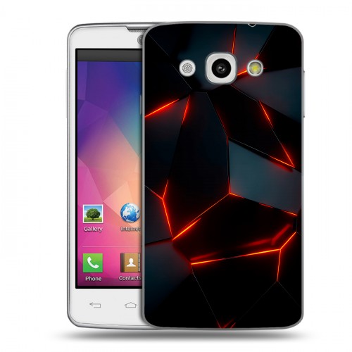 Дизайнерский пластиковый чехол для LG L60 Яркие абстракции