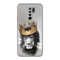 Дизайнерский силиконовый чехол для Xiaomi RedMi 9 Лев с короной