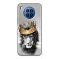 Дизайнерский силиконовый чехол для Huawei Nova 8i Лев с короной
