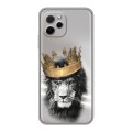 Дизайнерский силиконовый с усиленными углами чехол для Huawei Nova Y61 Лев с короной