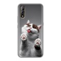 Дизайнерский силиконовый с усиленными углами чехол для Vivo V17 Neo Коты