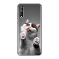Дизайнерский силиконовый чехол для Huawei Y8p Коты
