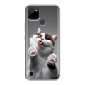Дизайнерский силиконовый чехол для Realme C21Y Коты
