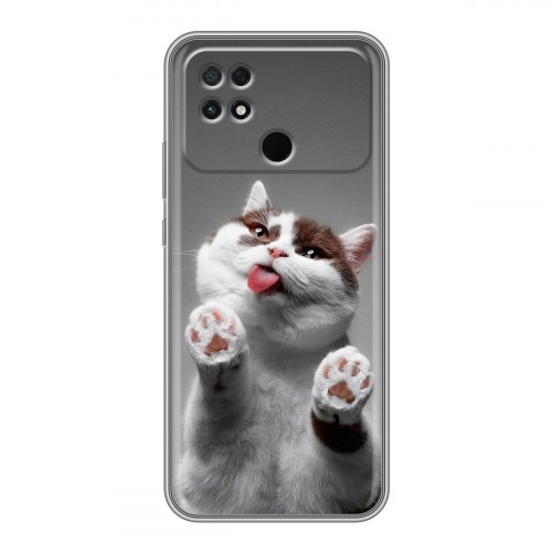 Дизайнерский силиконовый чехол для Xiaomi Poco C40 Коты