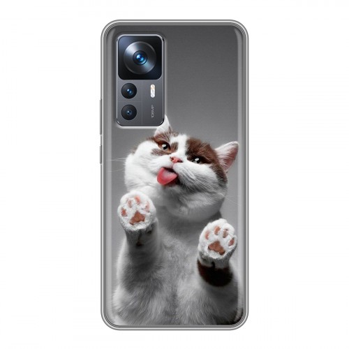 Дизайнерский силиконовый чехол для Xiaomi 12T Коты