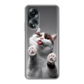 Дизайнерский силиконовый чехол для OPPO A58 4G Коты