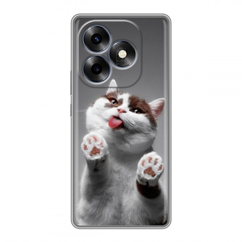 Дизайнерский силиконовый чехол для Itel S23 Plus Коты