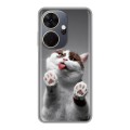 Дизайнерский силиконовый чехол для Itel P55 Plus Коты